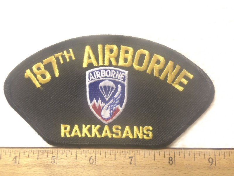 US Army - 187th Airborne - RAKKASANS Embroidered Patch