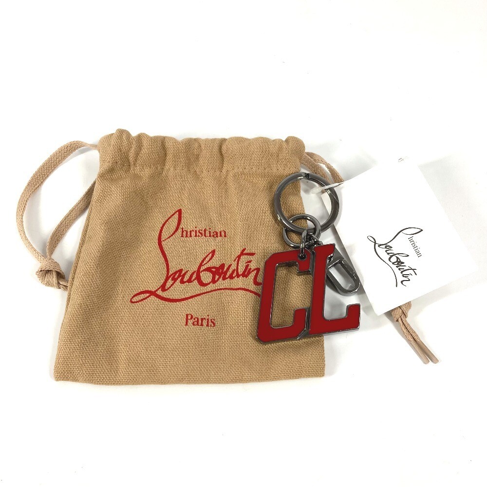 Christian Louboutin 3225169 CL logo Bag Charm Key Holder