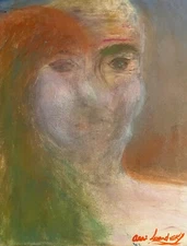 Original Oil Painting "One Mind" 14"X11" on Canvas