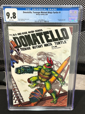 TMNT Micro Series Donatello 1 CGC 9.8 Teenage Mutant Ninja Turtles Eastman Laird