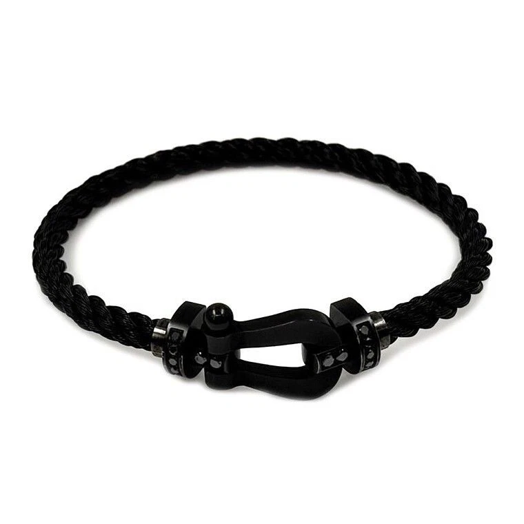 Fred FOSTEN Black Diamond Titanium Large Bracelet 61925063 139291198