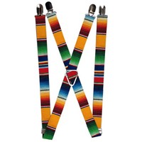 `Suspenders - 1.0`` - Zarape2 Vertical Multi Color Stripe` (Us Import) Acc Neu