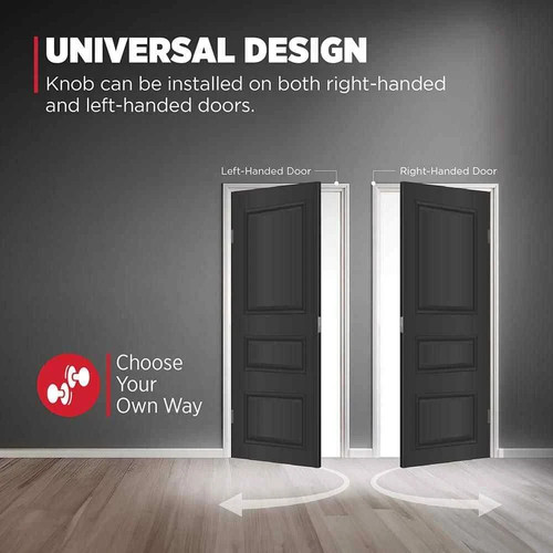 Kwikset Juno Pomello Porta Ingresso Ottone Lucido con Sicurezza SmartKey 💥 - Foto 4 di 8