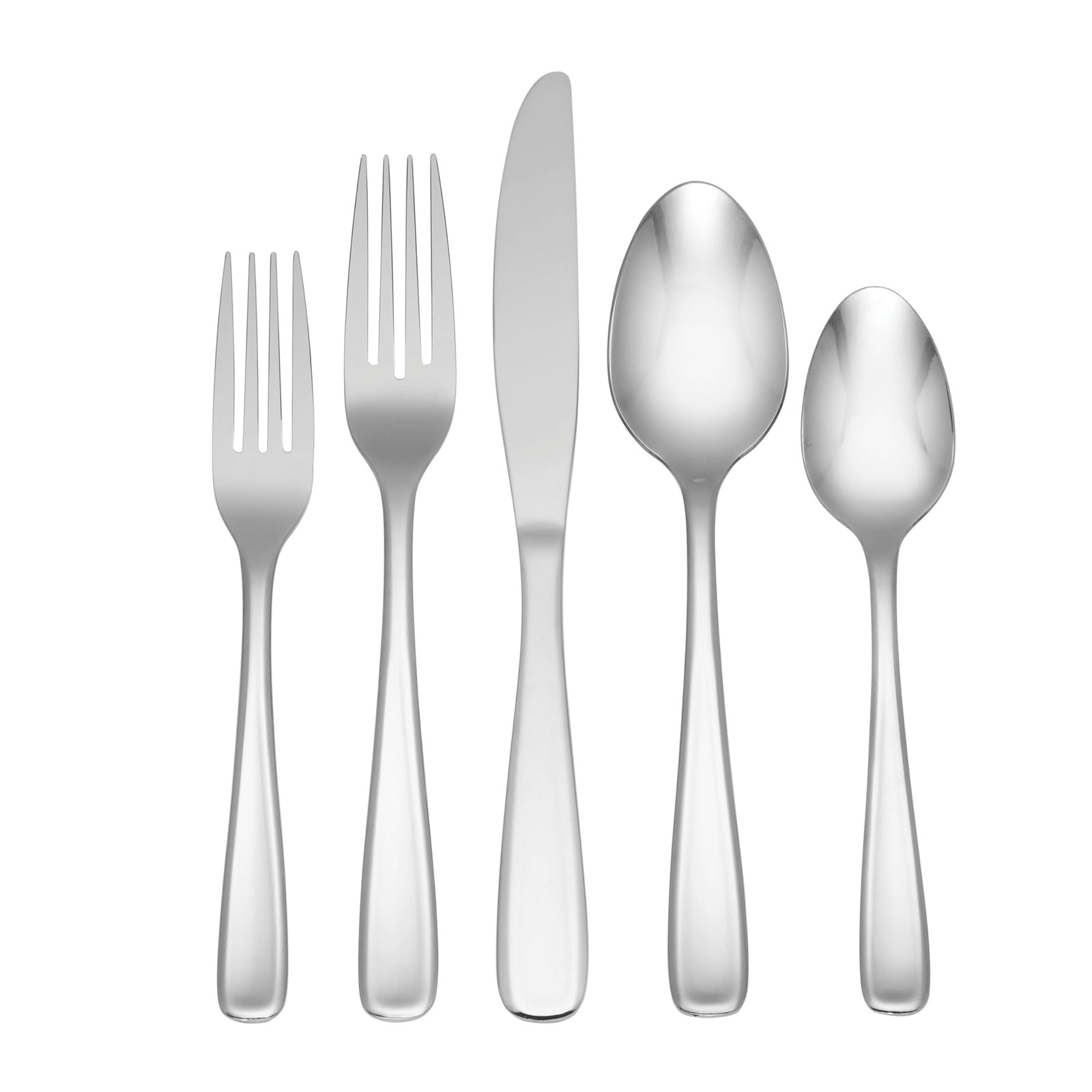 Hampton Forge Poise Casual 20-Piece Flatware Set 3lbs Servic
