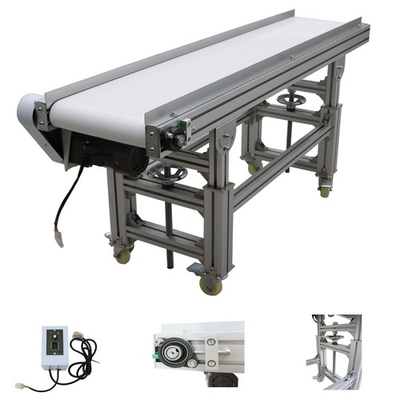 #ad Electric 59×11.8in Food Grade PU Belt Conveyor 110V Speedamp;Height Adjustable 120W $1306.65