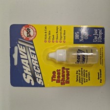 New Shave Secret Shaving Oil Made In USA The Best Shave Ever 18.75 ML Natural