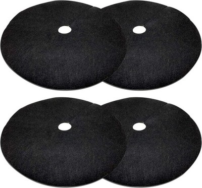 Reusable 32.3 Inch Tree Weed Barrier Mat - 4 Pack for Root Protection & Health