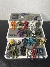 Halo Mega Bloks/Construx Mini Figures Lot Plus Parts