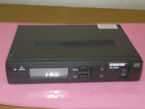 Shure ULXS4 Wireless Microphone Receiver 470-506 MHz-G3 - Please See Discription
