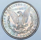 1880 MORGAN DOLLAR! GEM BU+++! BEAUTIFUL RAINBOW TONING! STUNNING COIN! NR#K2950