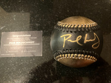 2025 Under Wraps Autographed MLB Baseball-Paul Goldschmidt-Yankees-Gold Edition