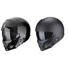 Scorpion Motorcycle Helmet Exo-Combat II 2 Solid - Street Fighter System Jet