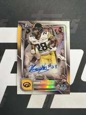 2025 Bowman University Football Kamari Moulton 1st White Auto /15 ZC