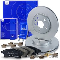 ATE Bremsscheiben Ø276 +BelÄGe Vorne FÜR Chevrolet Aveo Cruze Opel Astra J P10