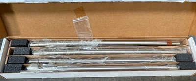 GE Cafe CXQB4H4PNSS 4 pc Refrigeration Handle Kit - Brushed Stainless