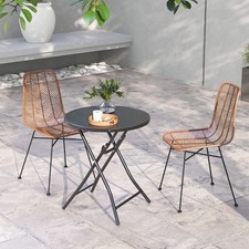 Portable Patio Cocktail Table For Deck Backyard Poolside All Weather Use