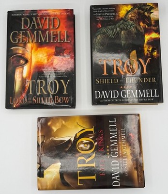 David Gemmell Troy Trilogy 3-Book Complete Lord Silver Bow Shield Thunder Fall K