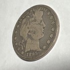 1895 Barber Silver Half Dollar.  Just Over 1.8 Million Minted. — photo 3