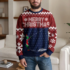 Funny Green Grinch Christmas Sweater for Men Women Merry Christmas Holiday Sweat