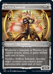 Selfless Samurai (Showcase) 312 Kamigawa: Neon Dynasty Foil