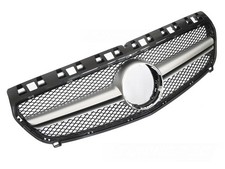 K&uuml;hlergrill Passend f&uuml;r Mercedes A W176 Vorfacelift Grill Silber 2012-15