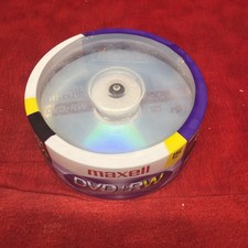 MAXELL DVD RW 4.7GB BLANK DISK SPINDLE PACK 15 PIECES - NEW t35