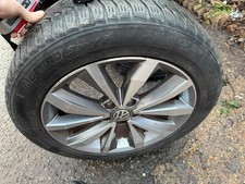 VOLKSWAGEN VW T-ROC 17" DIAMOND CUT ALLOY WHEEL RIM MAYFIELD 7J 2GA601025B X1