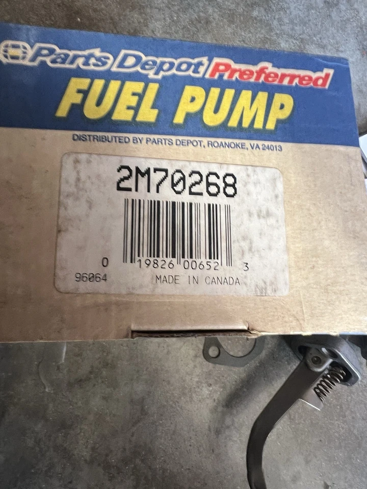 雪佛兰丰田 nova 卡罗拉机械燃油泵 1985 - 1988 2M70268 — 第 2/4 张图片