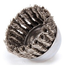 WEILER 93432 Knot Wire Cup Brush,Threaded Arbor 1PAJ6