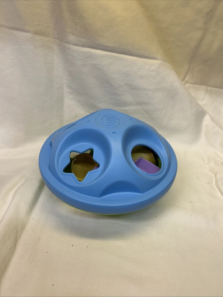 Green Toys Blue & Green Shape Sorter - Complete W/ 2 Of Each Shape & Color - Image 3 of 3