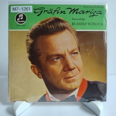 Emmerich Kálmán, Rudolf Schock   Gräfin Mariza, 7'' Vinyl (F/G-), M7-1261