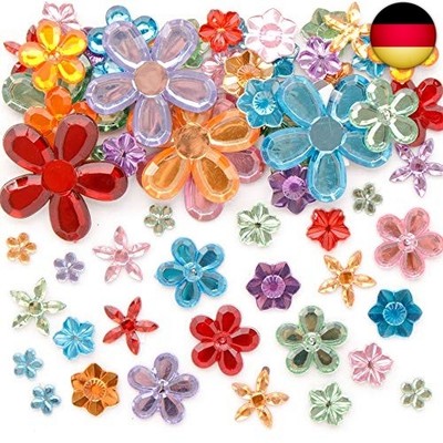 Baker Ross EK670 Ross Handwerk-It! Selbstklebende Blumenjuwelen 180 Stück