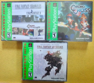 Final Fantasy Chronicles, Anthology & Chrono Cross PS1 Greatest Hits in shrink