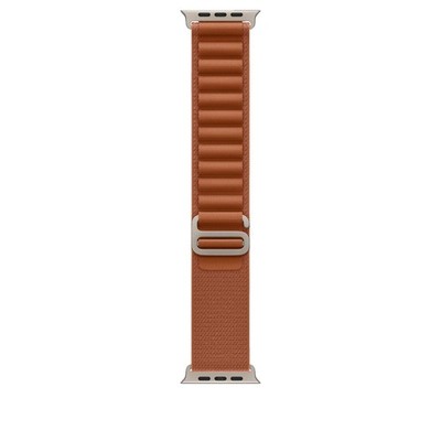 APPLE 49 mm Alpine Loop (L), Ersatzarmband, Terracotta -Titan Natur