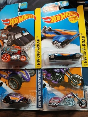 Hot Wheels Beetle Shredder Bagger Coolone Misc Lot of 4 Diecast Cars