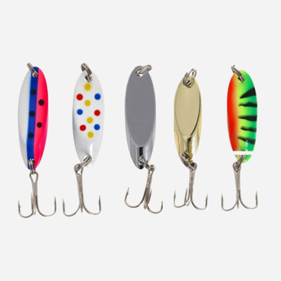 Eagle Claw Lake & Stream Doomsday Casting Spoon Assortment - 5 Pack