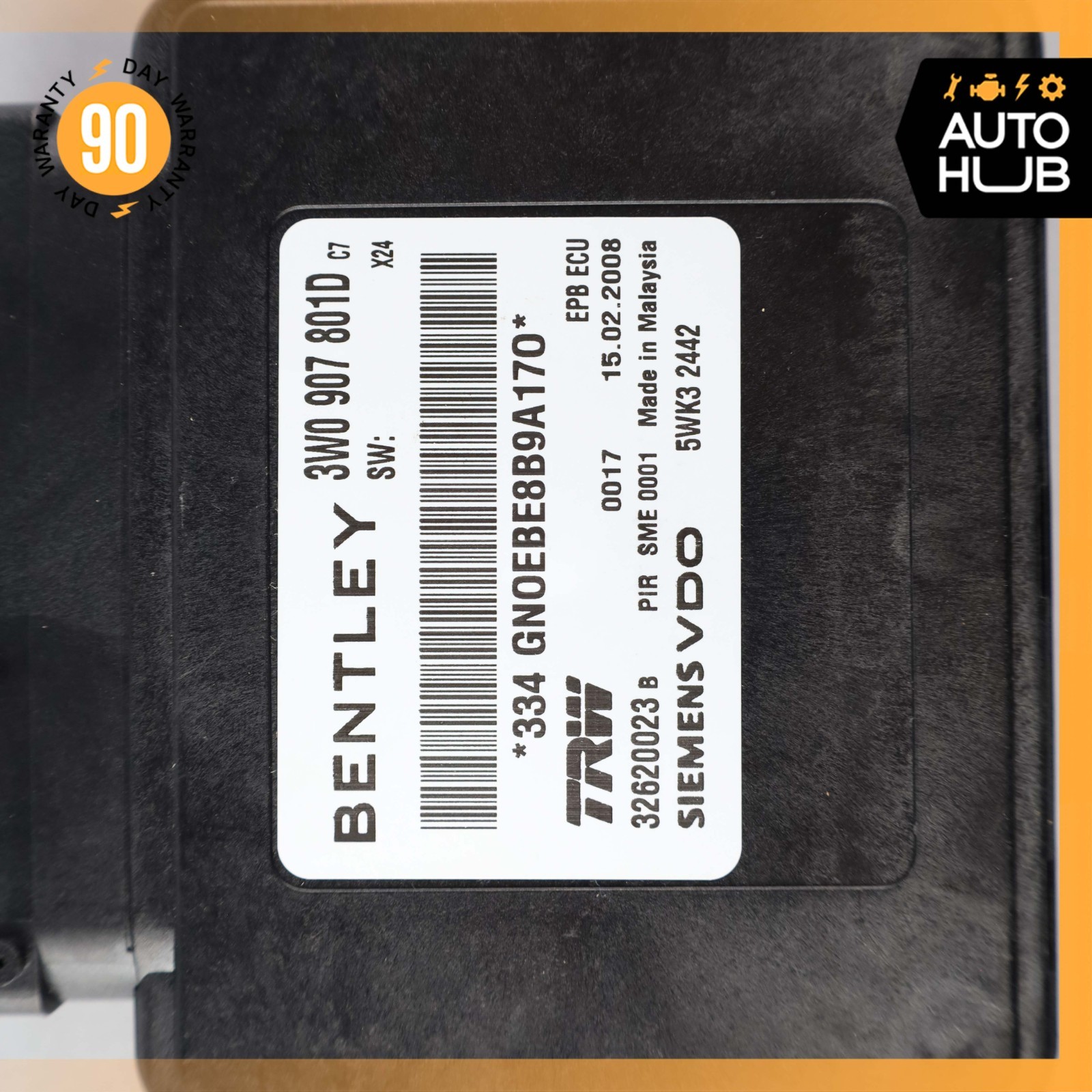 Bentley Continental GTC Electronic Parking Brake Control Module OEM 19k