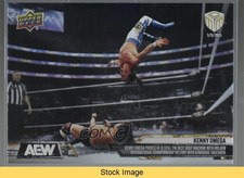 2025 Upper Deck AEW Match Dated Moments Revolution Kenny Omega #5 READ 1a1v