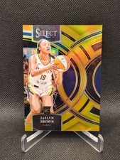 2024 Panini Select WNBA #181 Jaelyn Brown RC Gold Prizm /10 Premier