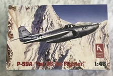Vintage Hobbycraft P-59A 1st US Jet Fighter 1:48 Scale Kit New Sealed