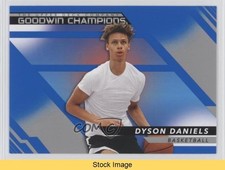 2022 Upper Deck Goodwin Champions Horizontal Royal Blue Dyson Daniels READ w1s