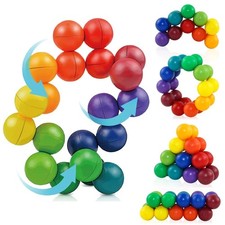 Sensory Fidget Toy 3D Rotating Educational Stress Relief Ball   Anxiety  ADHD