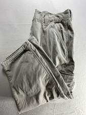 Wrangler Fleece Lined Cargo Pants Rugged Wear Tan 100 Cotton SZ M