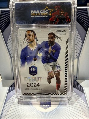   PANINI ETERNITY BLEUS -   Bradley BARCOLA - Debut - Black 1/1