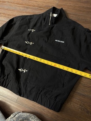 AELFRIC EDEN BOXY FIREMAN CLASP JACKET Size XS Streetwear Black | eBay