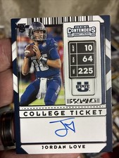 2020 Contenders Draft Picks College Ticket Jordan Love Rookie Auto 122