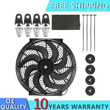 14 Heavy Duty Electric Radiator Curved Blade Cooling Fan 3000cfm Wmounting Kit 14 Heavy Duty Electric Radiator Curved Blade Cooling Fan 3000cfm Wmounting Kit