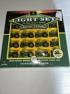 John Deere 20-Piece Model A Tractor String Light Set Covers Only - READ