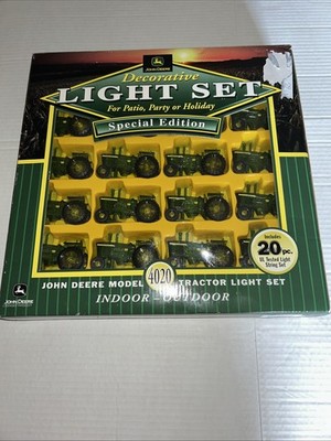 John Deere 20-Piece Model A Tractor String Light Set Covers Only - READ
