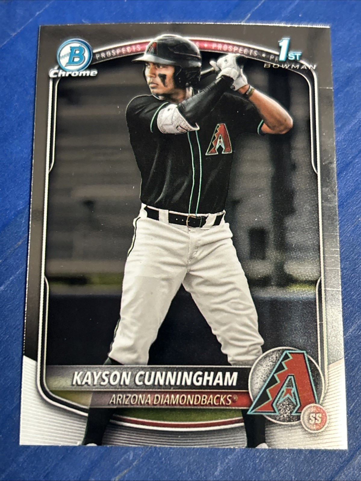 Kayson Cunningham Arizona Diamondbacks 2025 1st Bowman Draft Chrome #BDC-84